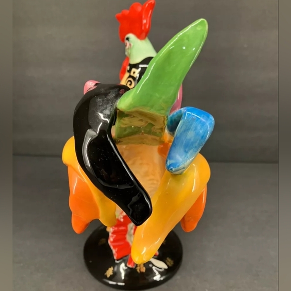 Poultry in Motion Rooster Statue Vintage Sharon Neahaus Created Artist - Picture 6 of 8